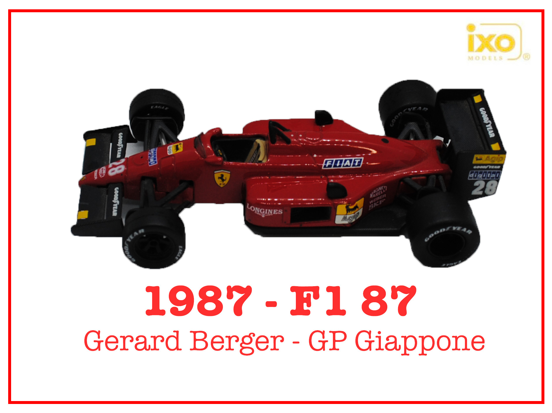 Immagine 1987 - F1-87 - Gerard Berger GP Giappone